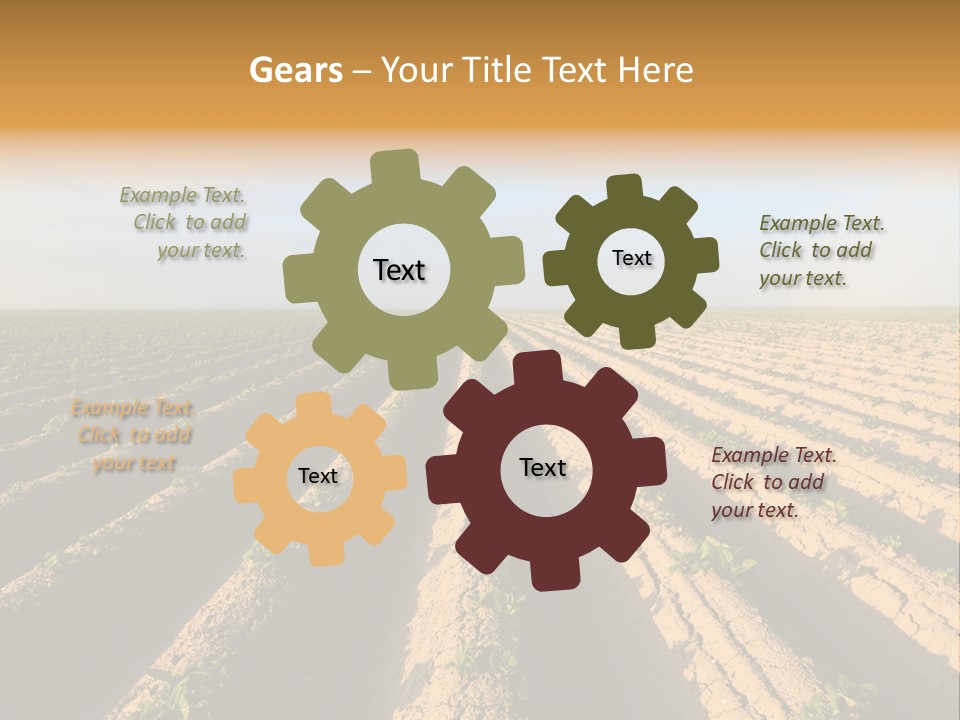 Growing Countryside Field PowerPoint Template