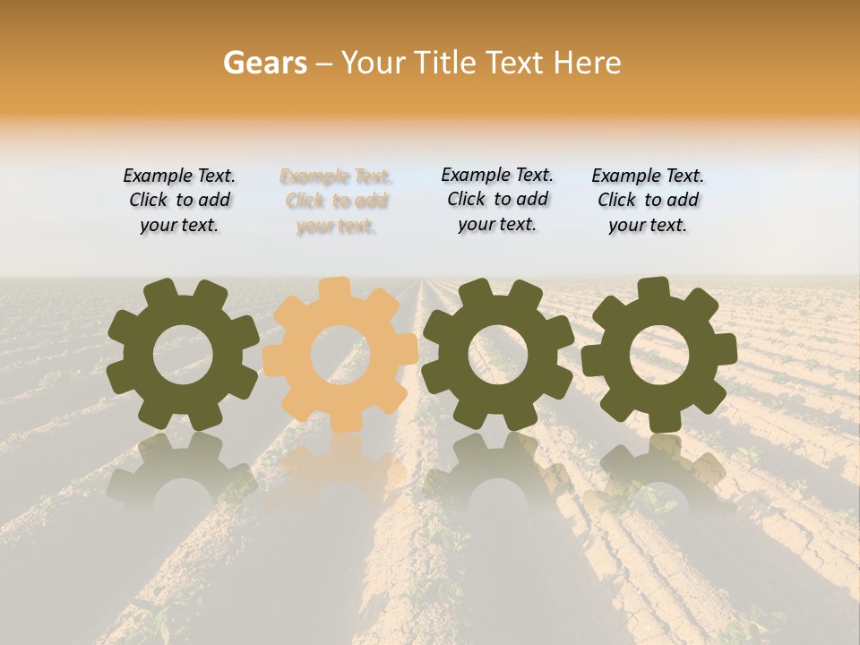 Growing Countryside Field PowerPoint Template