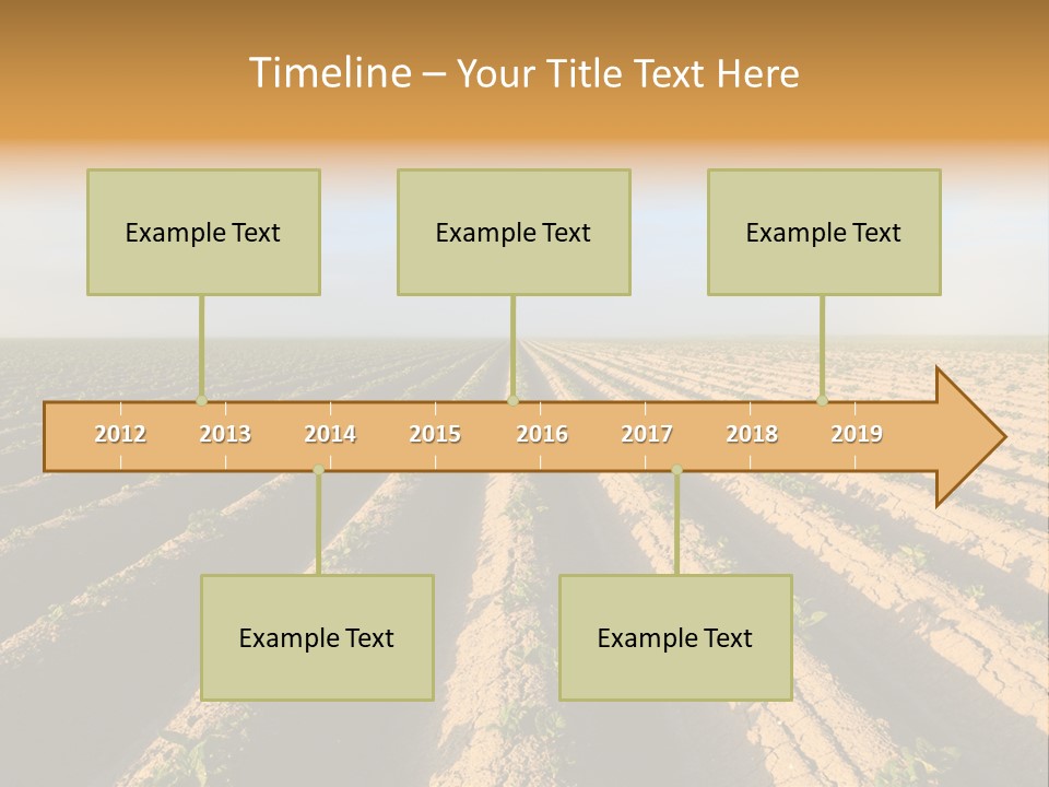 Growing Countryside Field PowerPoint Template