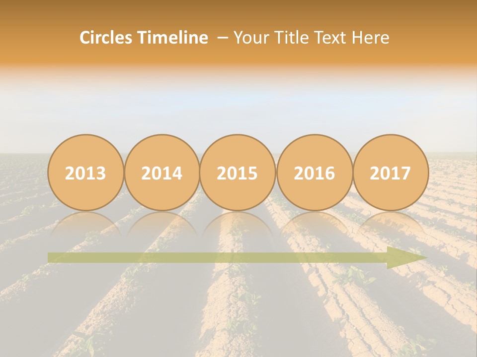 Growing Countryside Field PowerPoint Template