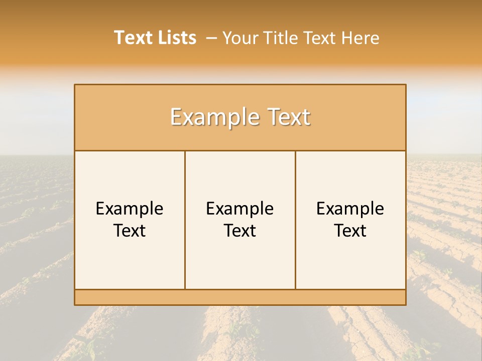 Growing Countryside Field PowerPoint Template