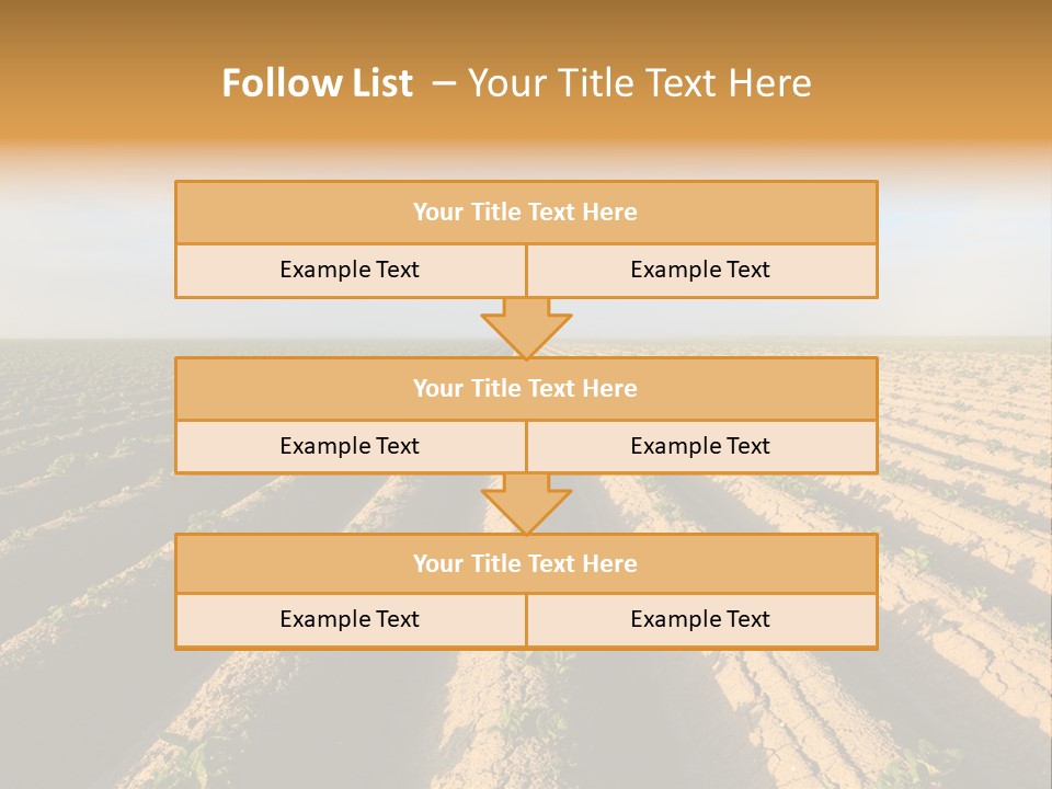 Growing Countryside Field PowerPoint Template