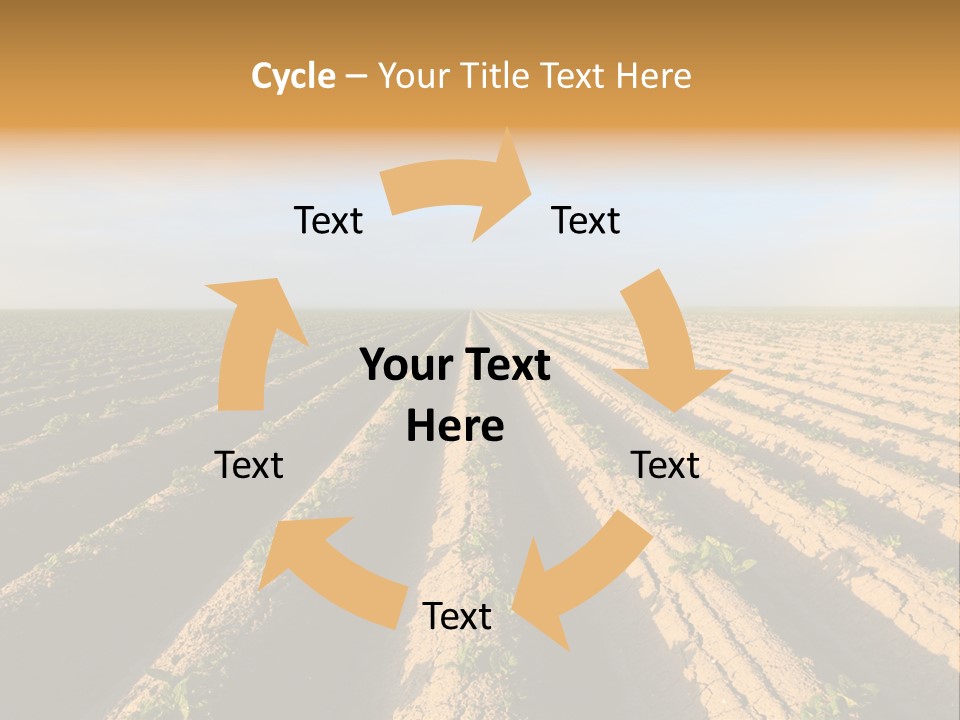 Growing Countryside Field PowerPoint Template