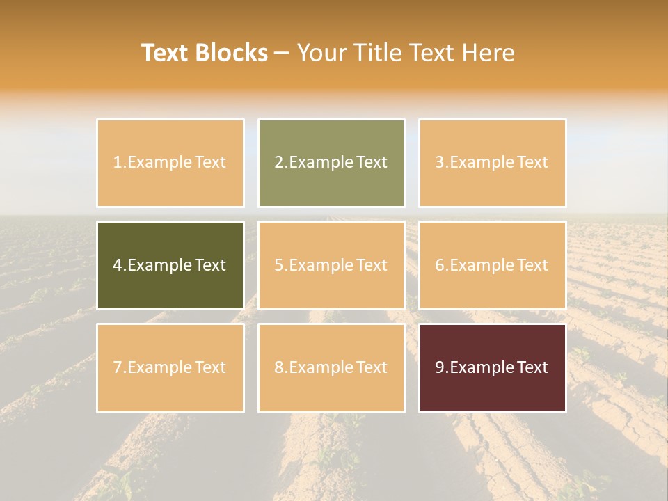 Growing Countryside Field PowerPoint Template