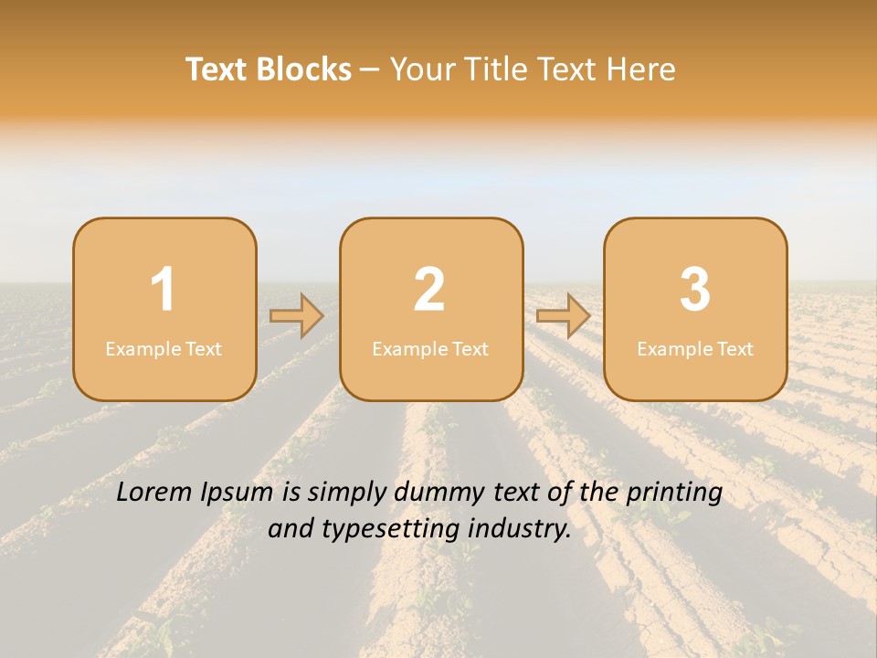 Growing Countryside Field PowerPoint Template