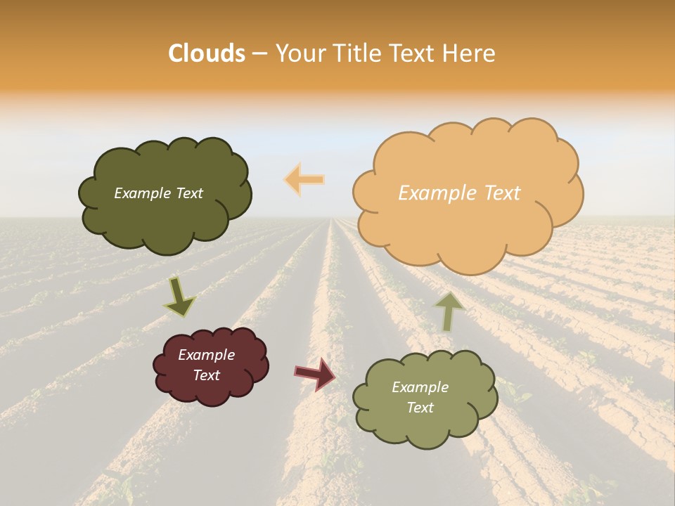 Growing Countryside Field PowerPoint Template