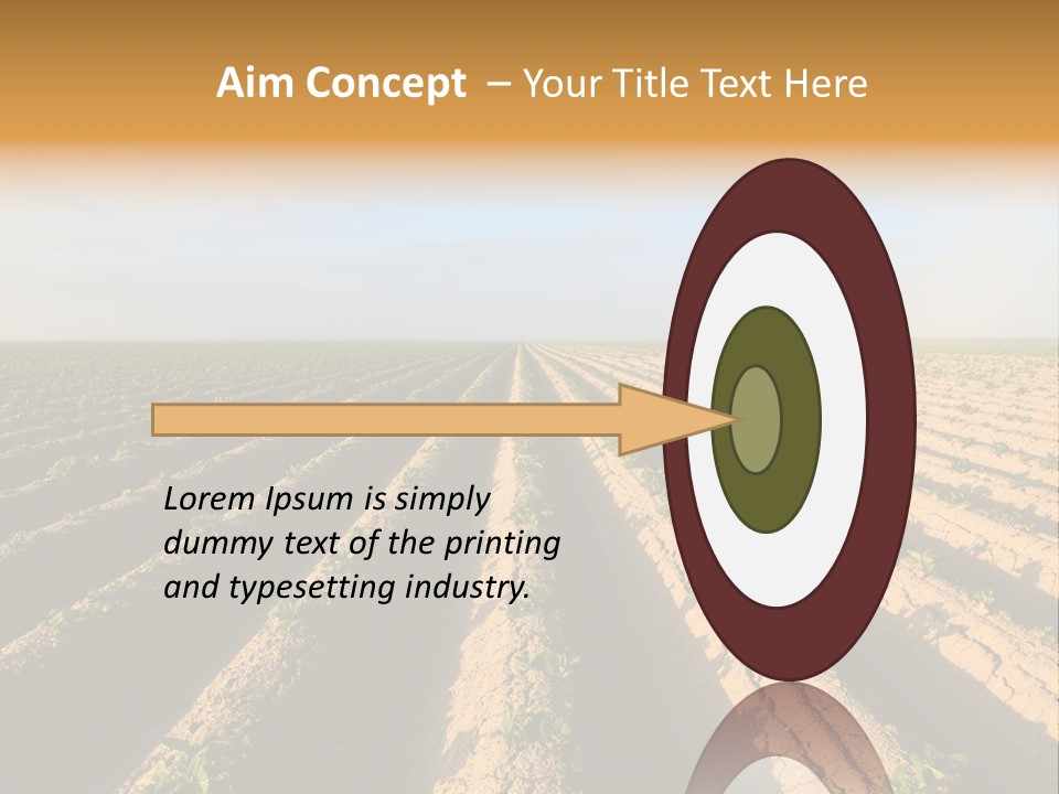 Growing Countryside Field PowerPoint Template