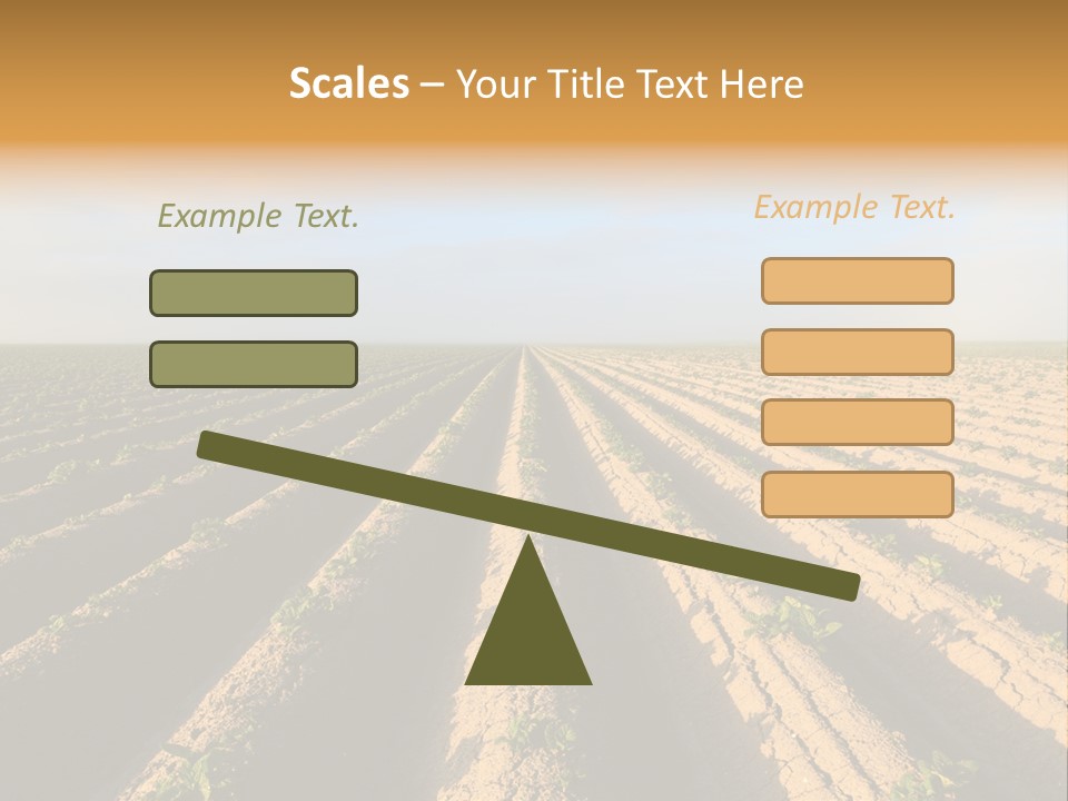 Growing Countryside Field PowerPoint Template