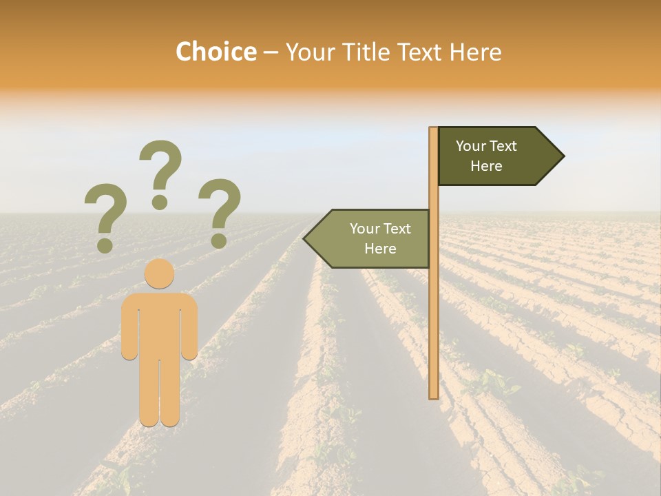 Growing Countryside Field PowerPoint Template