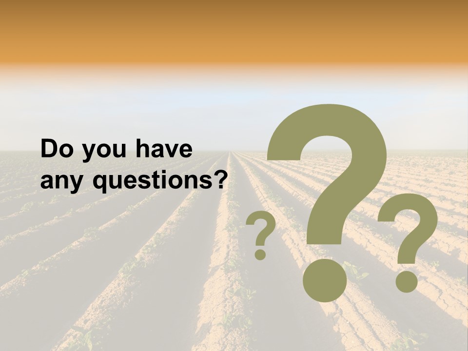 Growing Countryside Field PowerPoint Template