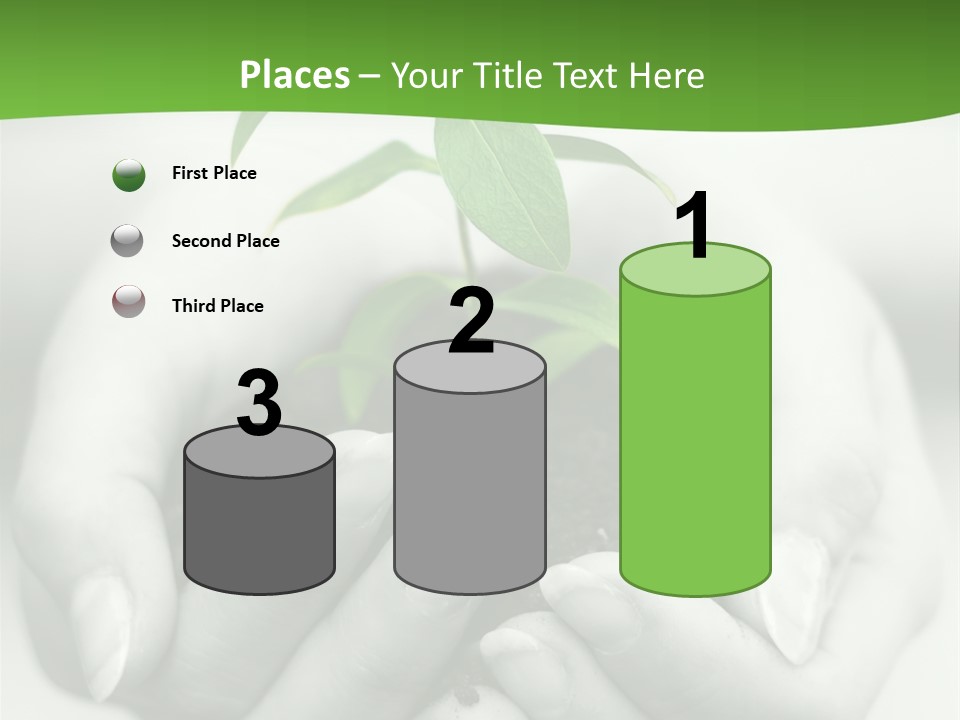 Woman Light Young PowerPoint Template