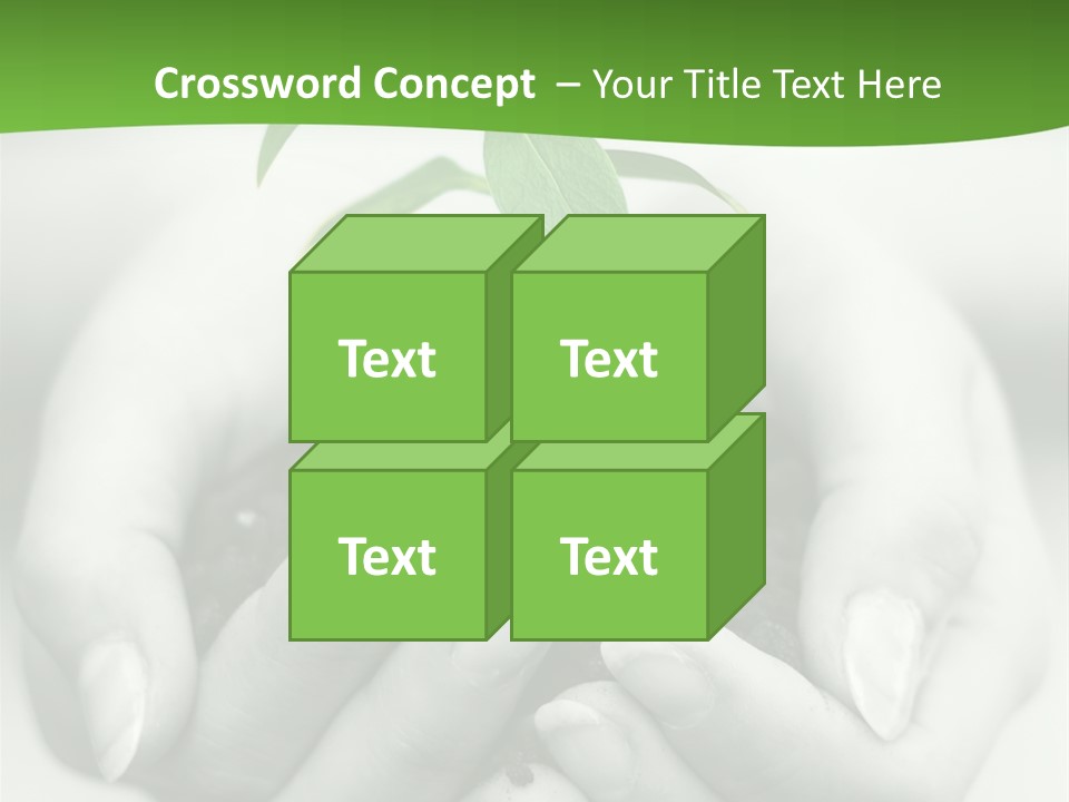 Woman Light Young PowerPoint Template