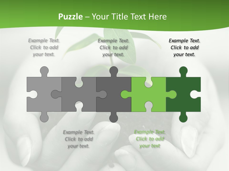 Woman Light Young PowerPoint Template