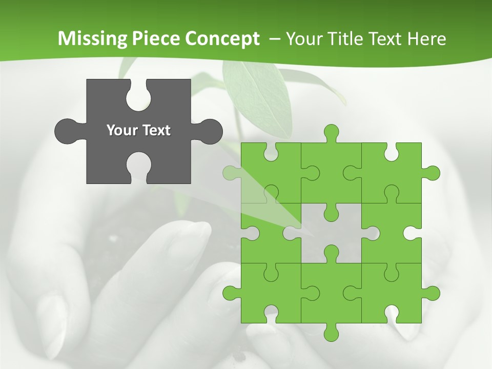 Woman Light Young PowerPoint Template