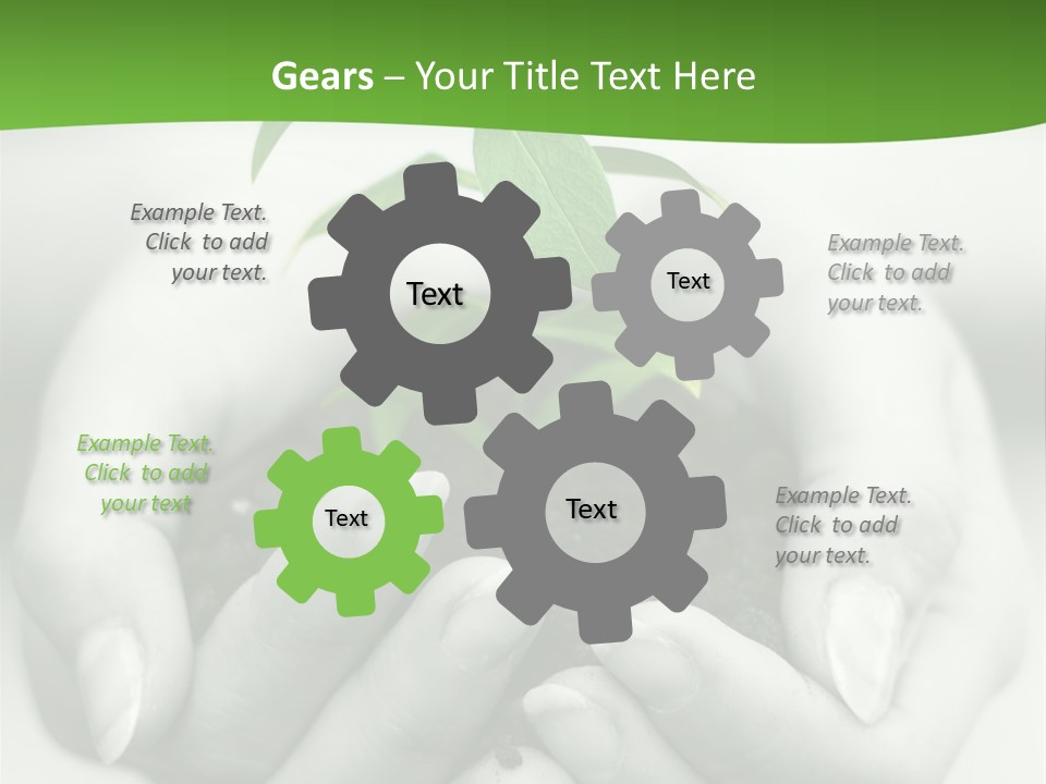 Woman Light Young PowerPoint Template