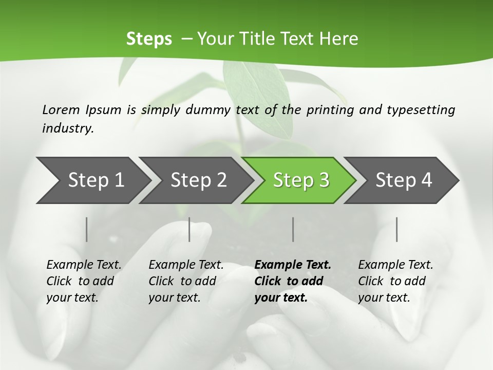 Woman Light Young PowerPoint Template