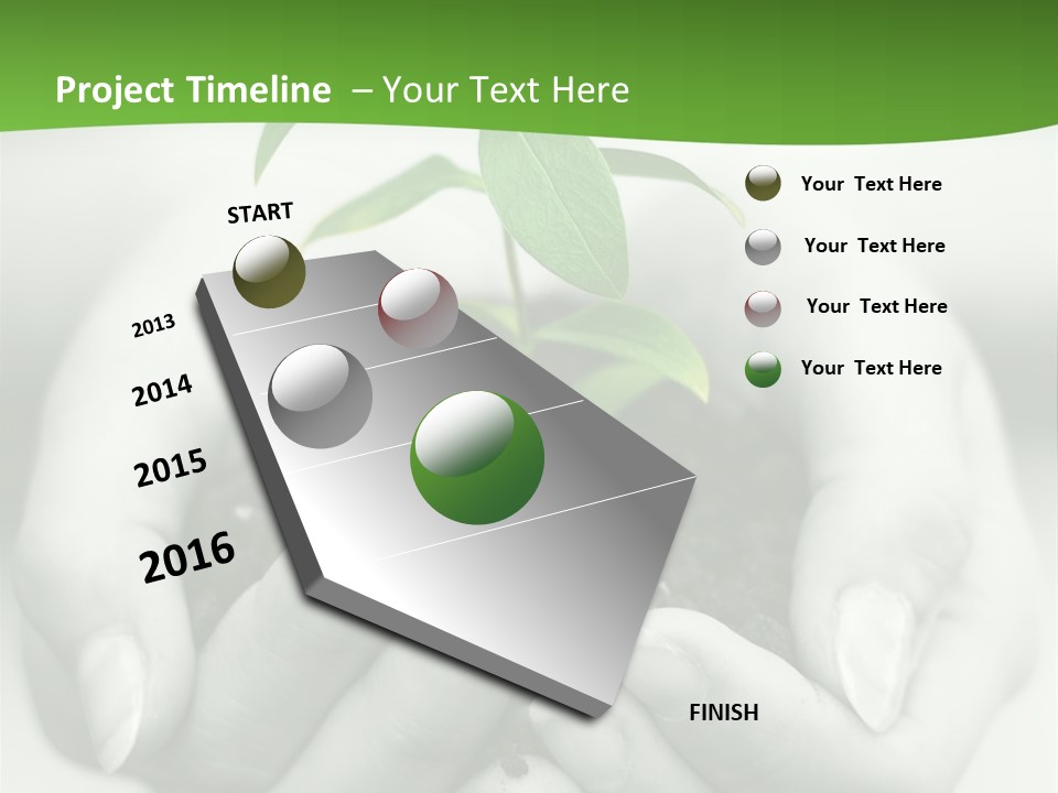 Woman Light Young PowerPoint Template