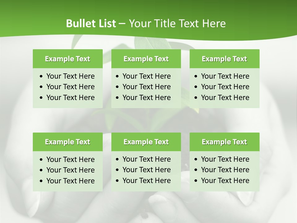 Woman Light Young PowerPoint Template