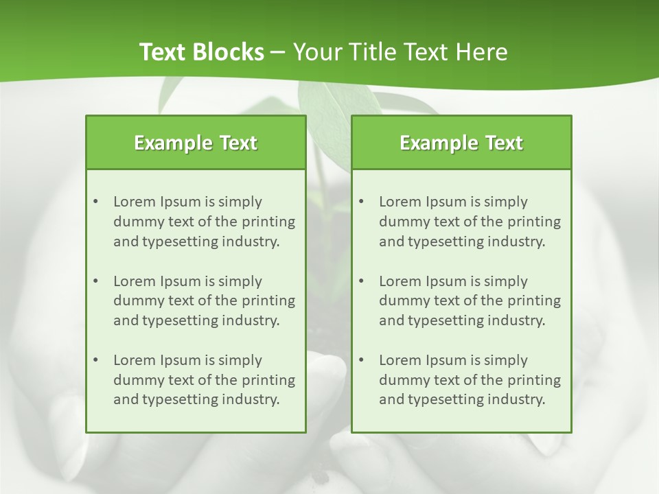 Woman Light Young PowerPoint Template