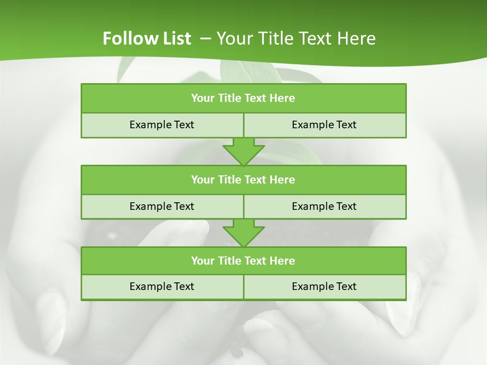 Woman Light Young PowerPoint Template