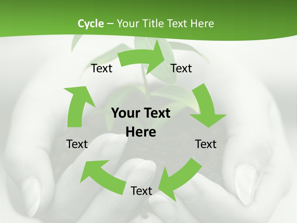 Woman Light Young PowerPoint Template