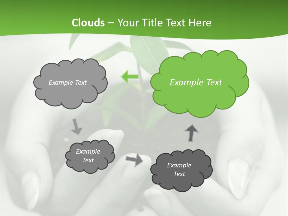 Woman Light Young PowerPoint Template