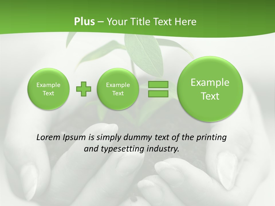 Woman Light Young PowerPoint Template