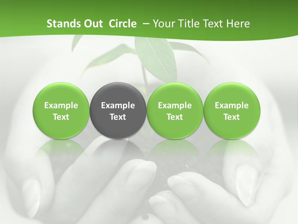 Woman Light Young PowerPoint Template