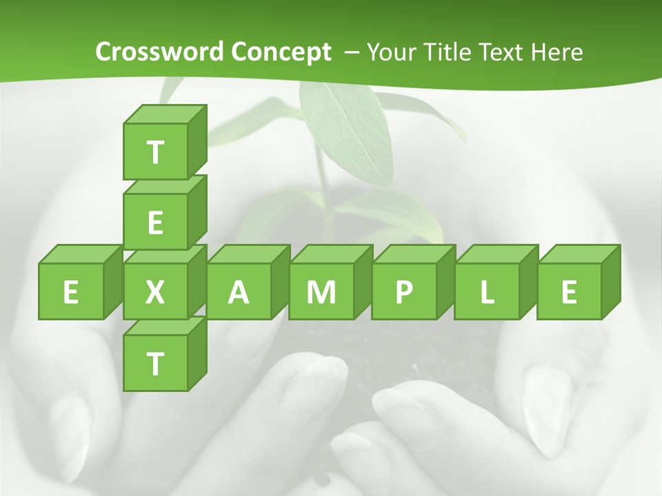 Woman Light Young PowerPoint Template