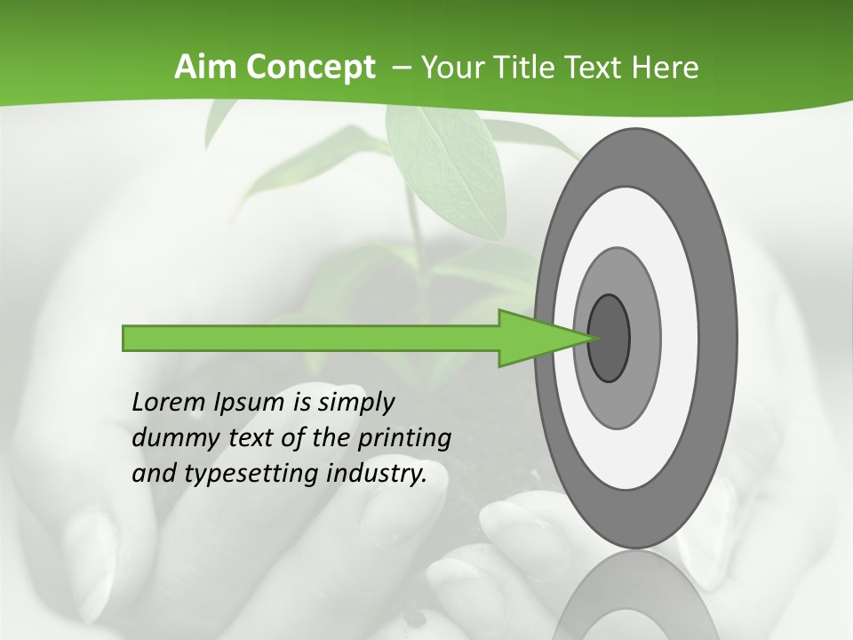 Woman Light Young PowerPoint Template