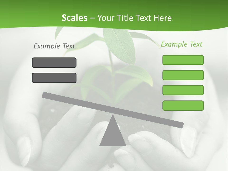 Woman Light Young PowerPoint Template