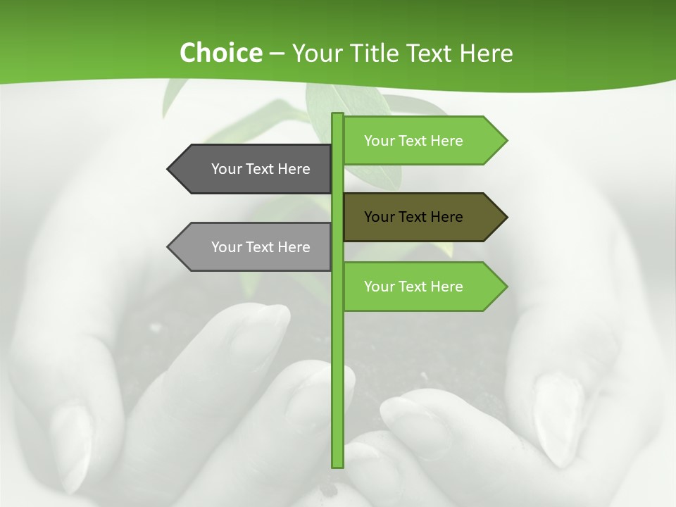 Woman Light Young PowerPoint Template