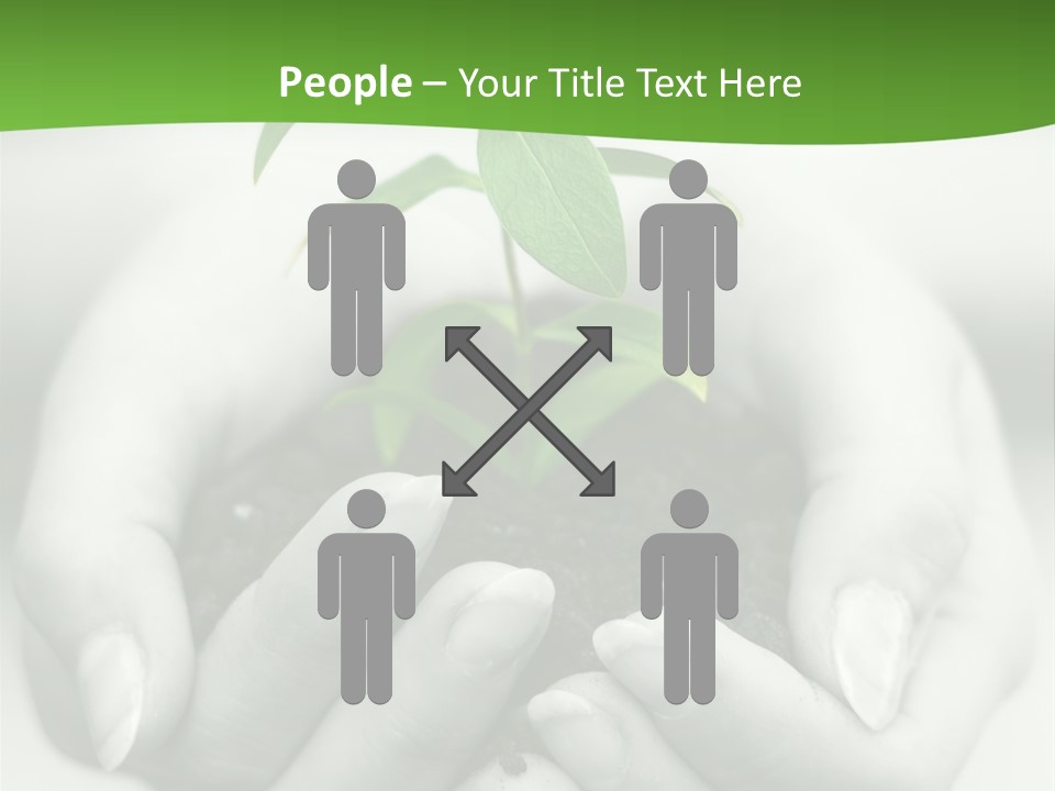 Woman Light Young PowerPoint Template