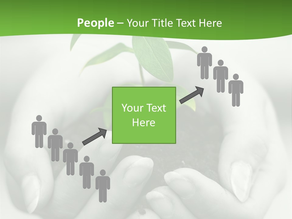 Woman Light Young PowerPoint Template