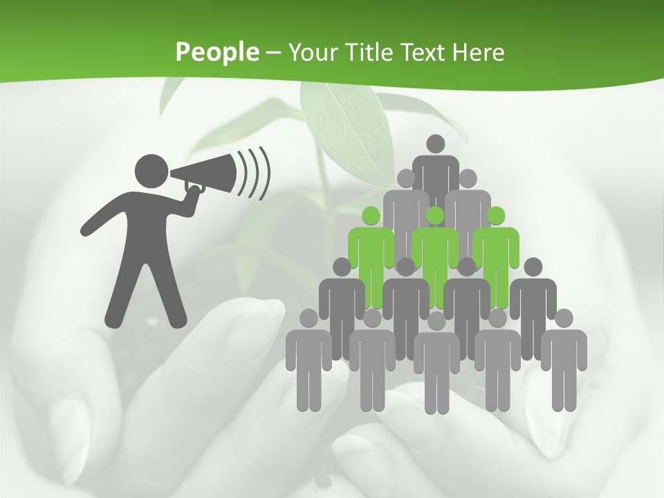 Woman Light Young PowerPoint Template