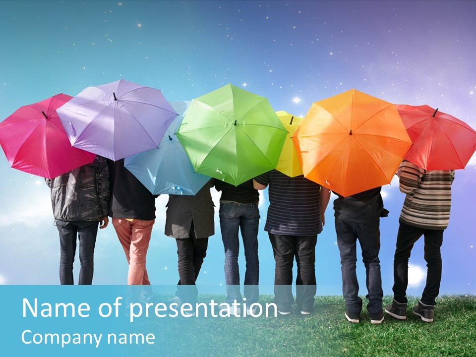 Colorful Sunshine Happy PowerPoint Template