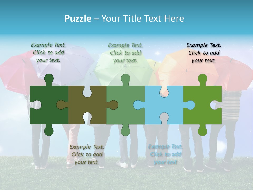 Colorful Sunshine Happy PowerPoint Template