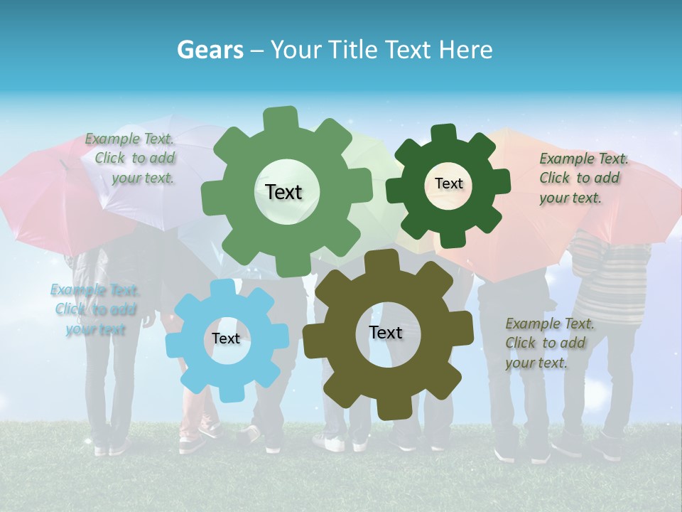 Colorful Sunshine Happy PowerPoint Template