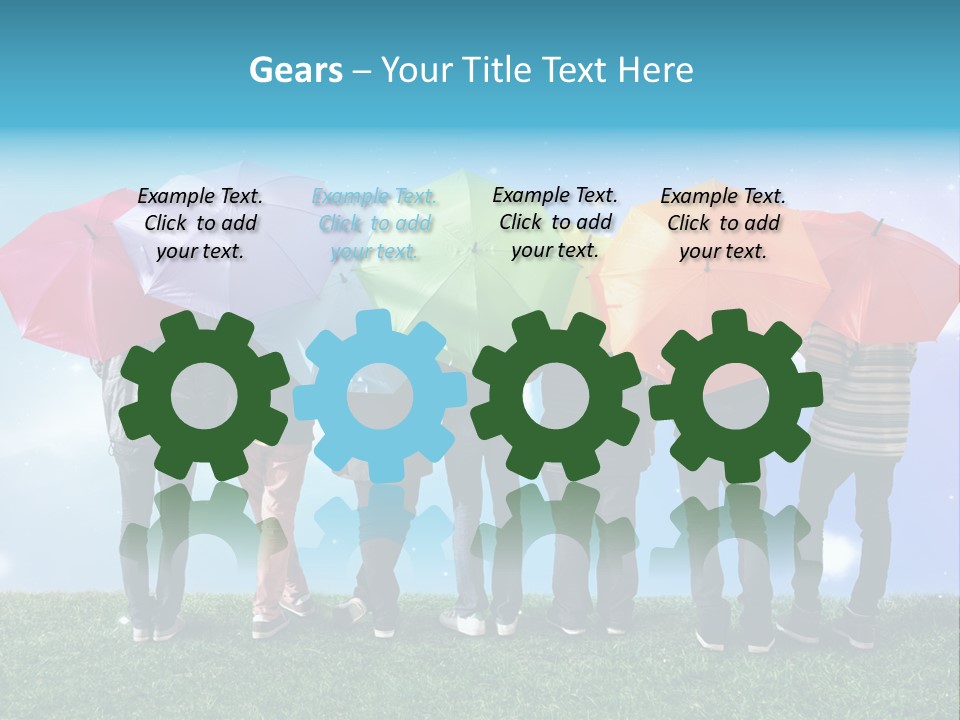 Colorful Sunshine Happy PowerPoint Template