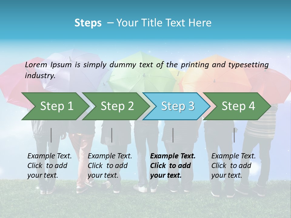 Colorful Sunshine Happy PowerPoint Template