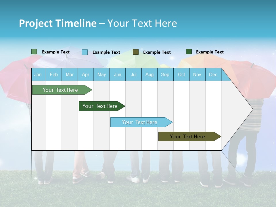 Colorful Sunshine Happy PowerPoint Template