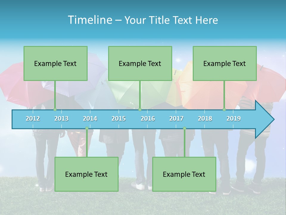 Colorful Sunshine Happy PowerPoint Template