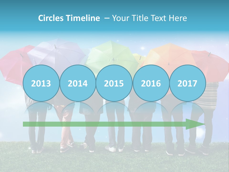 Colorful Sunshine Happy PowerPoint Template