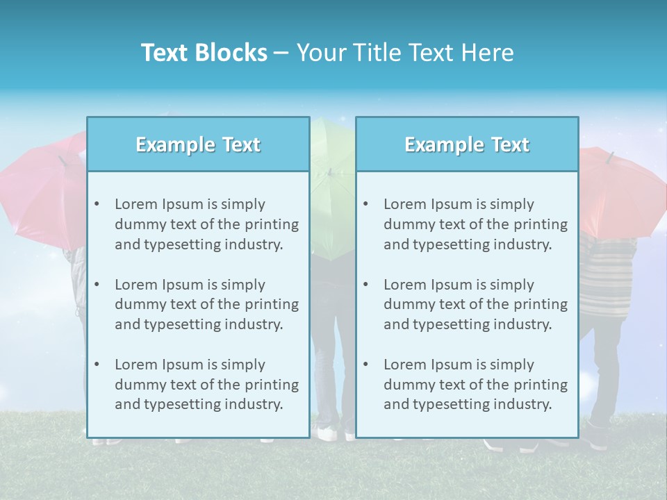 Colorful Sunshine Happy PowerPoint Template