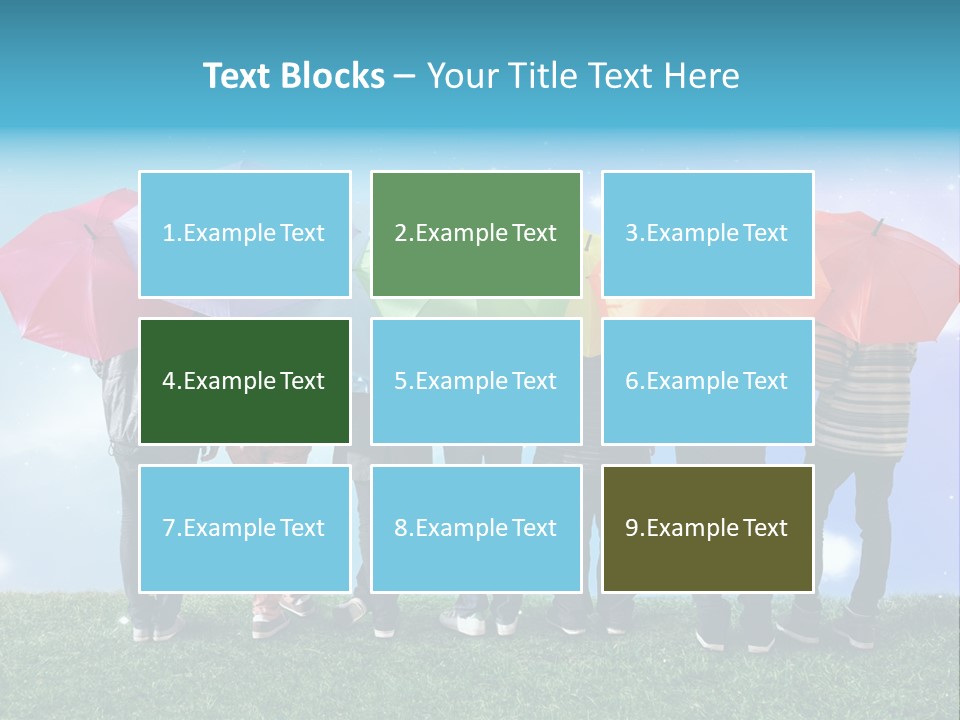 Colorful Sunshine Happy PowerPoint Template