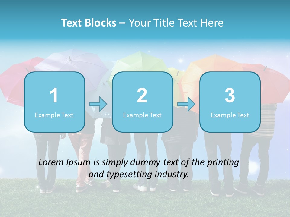 Colorful Sunshine Happy PowerPoint Template