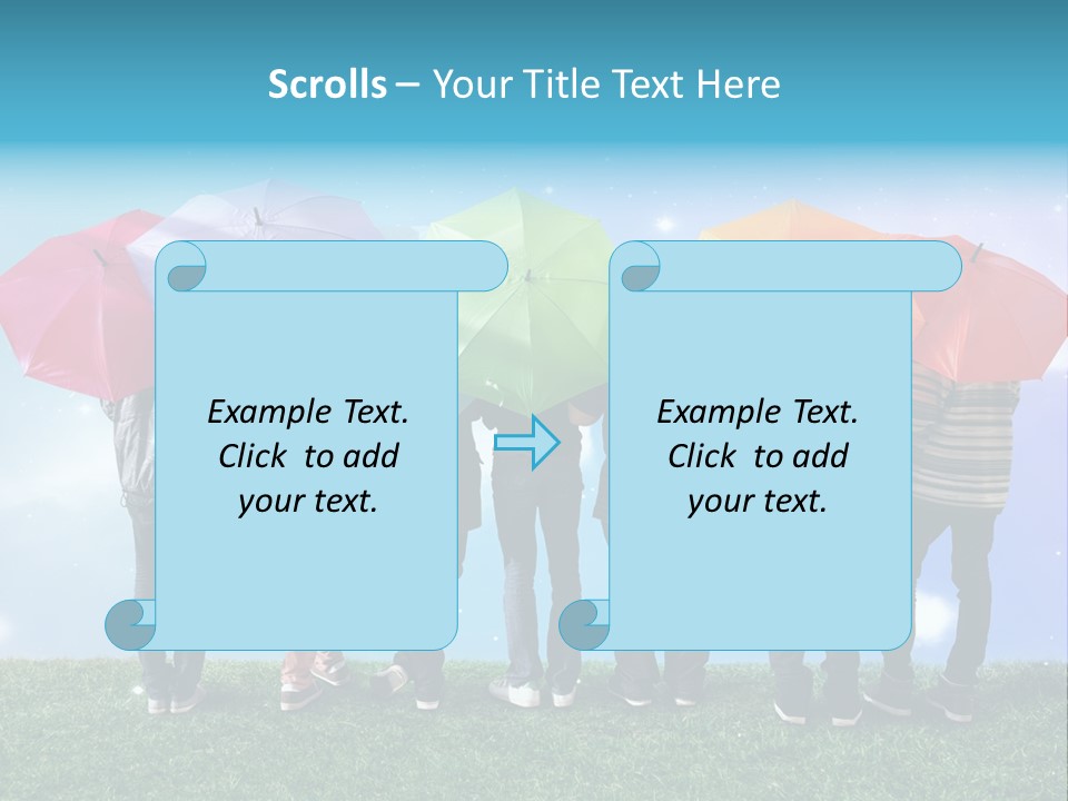 Colorful Sunshine Happy PowerPoint Template