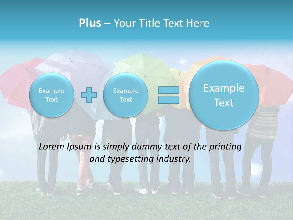 Colorful Sunshine Happy PowerPoint Template