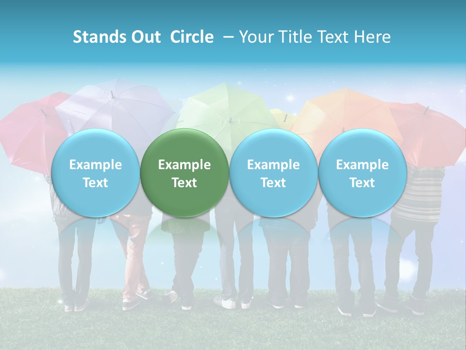 Colorful Sunshine Happy PowerPoint Template