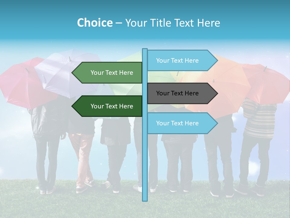 Colorful Sunshine Happy PowerPoint Template